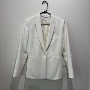 Reiss White Women's Myla Skirt Suit Set (Jacket + Skirt) (Size 6/8)